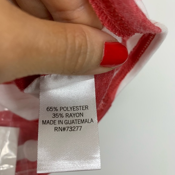 SO Burnout Pink & White Striped Shirt Button Up Tie Front New Size Small - Picture 12 of 15